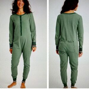 Hearth & Hand with Magnolia Allover Fleck Long Sleeve Union Onesie Size Medium